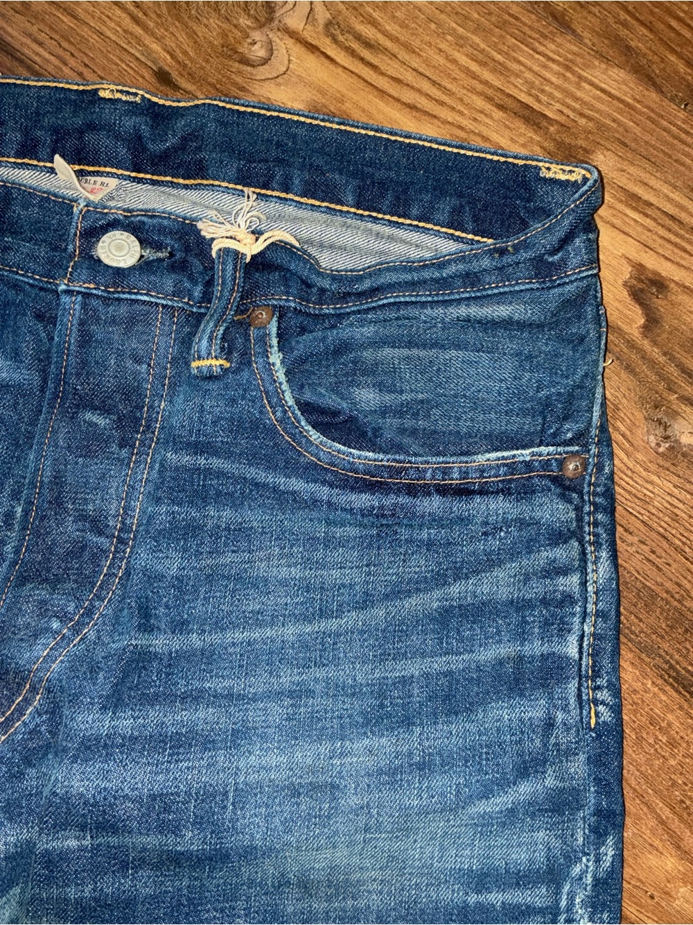 RRL Selvedge Slim Narrow Grandfalls Wash Jeans - Picture 4 of 16